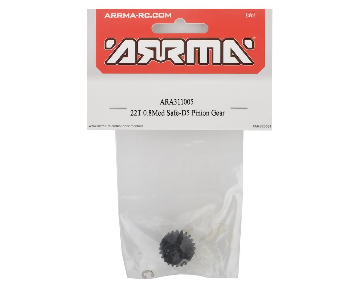 ARA311005 Arrma 22T 0.8Mod Safe-D5 Pinion Gear, AR311005 ARRMA