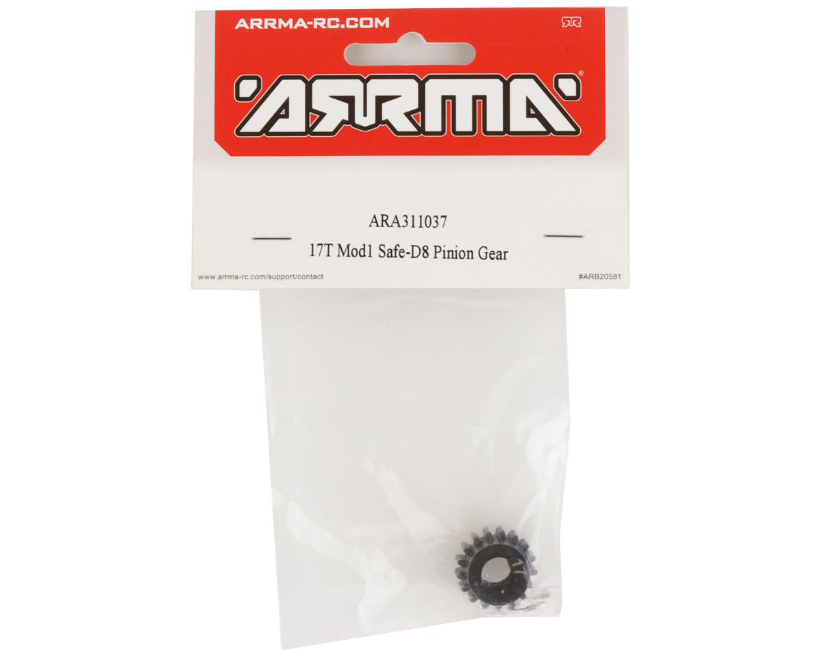 ARA311037 Arrma 17T Mod1 Safe-D8 Pinion Gear, AR311037 ARRMA