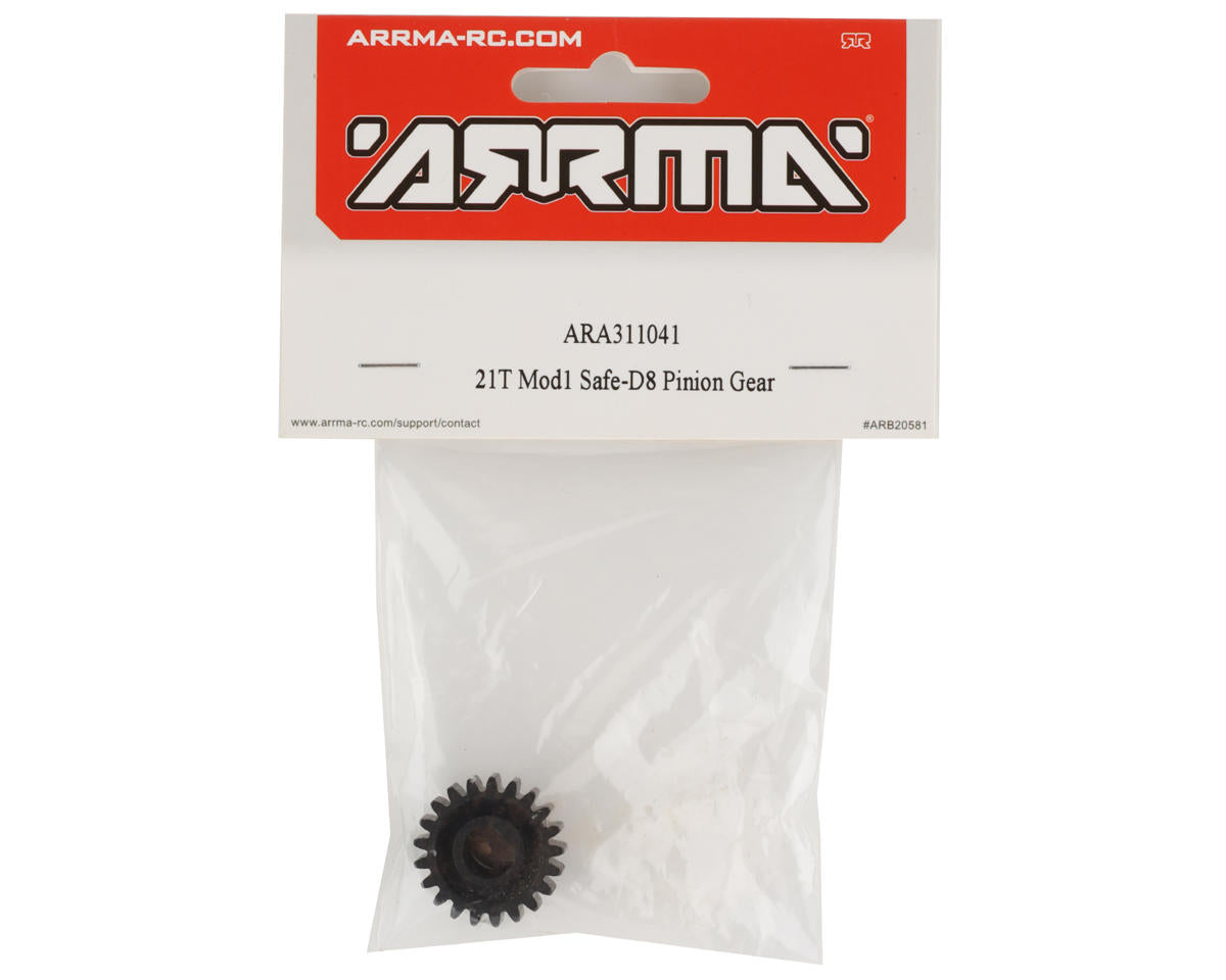 ARA311041 Arrma 21T Mod1 Safe-D8 Pinion Gear, AR311041 ARRMA