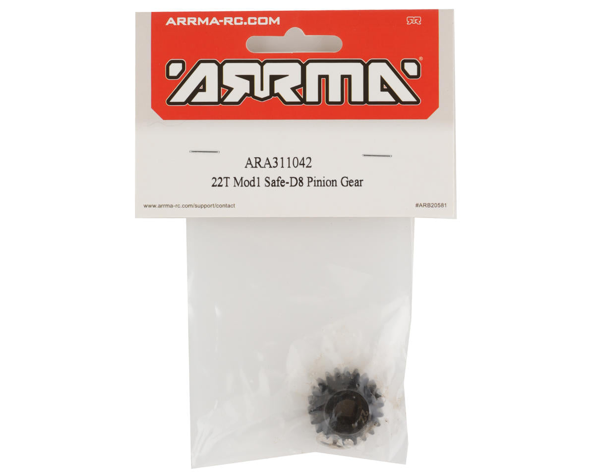 ARA311042 Arrma 22T Mod1 Safe-D8 Pinion Gear, AR311042 ARRMA