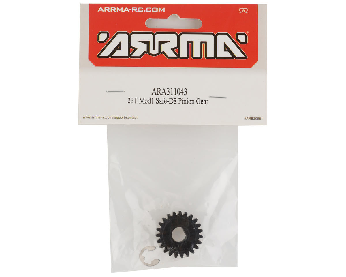 ARA311043 Arrma 23T Mod1 Safe-D8 Pinion Gear, AR311043 ARRMA