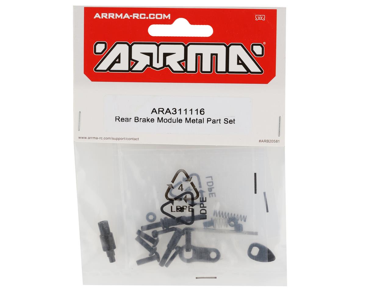ARA311116 Arrma Rear Brake Module Metal Part Set, AR311116 ARRMA