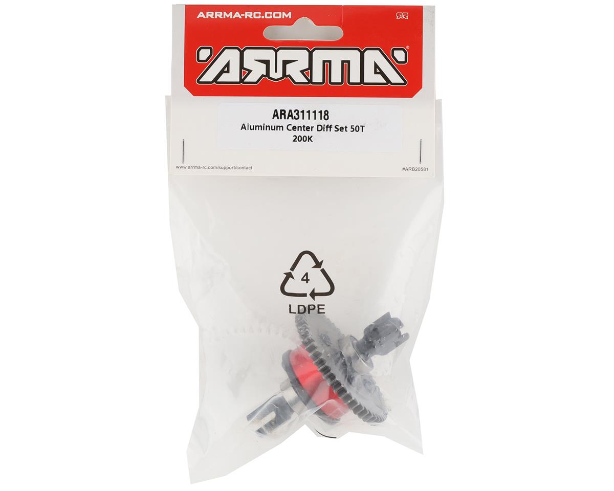 ARA311118 Arrma 50T Aluminium Centre Diff Set, 200k Oil, AR311118 ARRMA