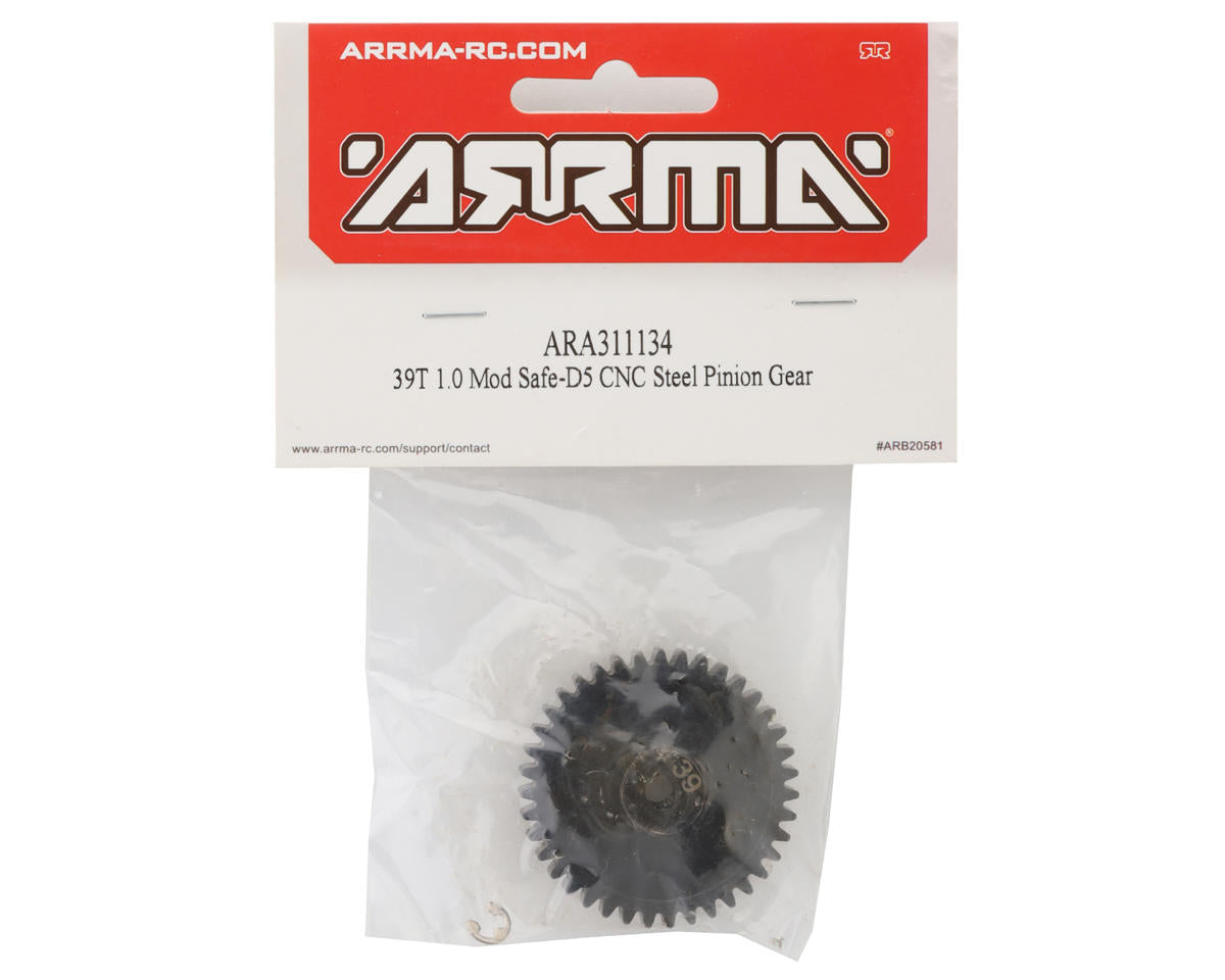 ARA311134 Arrma 39T Mod1 Safe-D5 Pinion Gear ARRMA