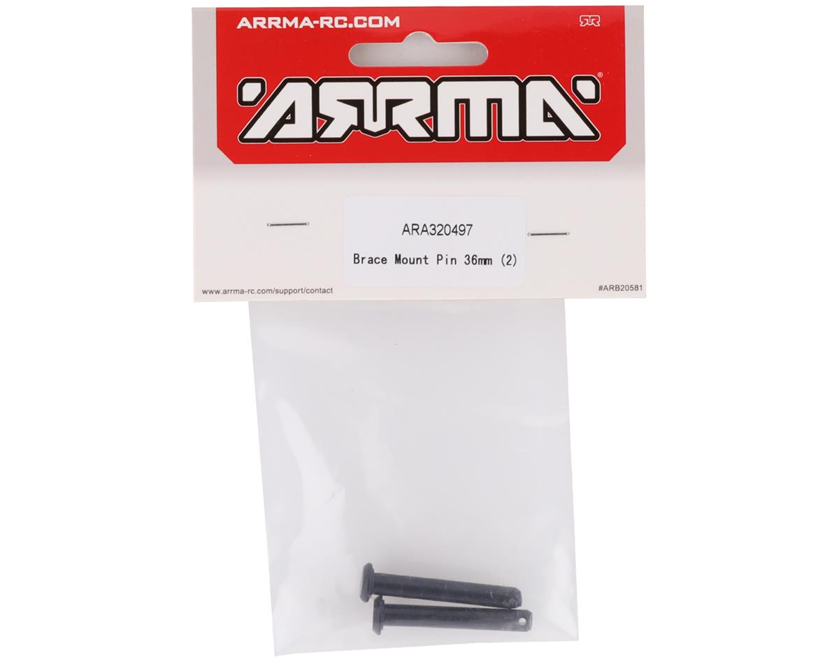 ARA320497 Arrma Brace Mount Pin 36mm, 2pcs, 8S BLX, AR320497 ARRMA