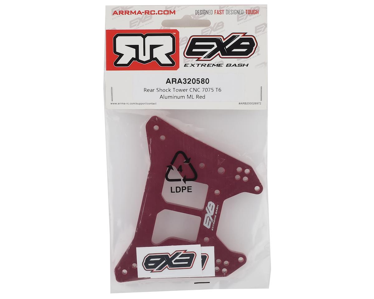 ARA320580 Arrma Rear Shock Tower CNC 7075 T6 Aluminium ML Red, AR320580 ARRMA