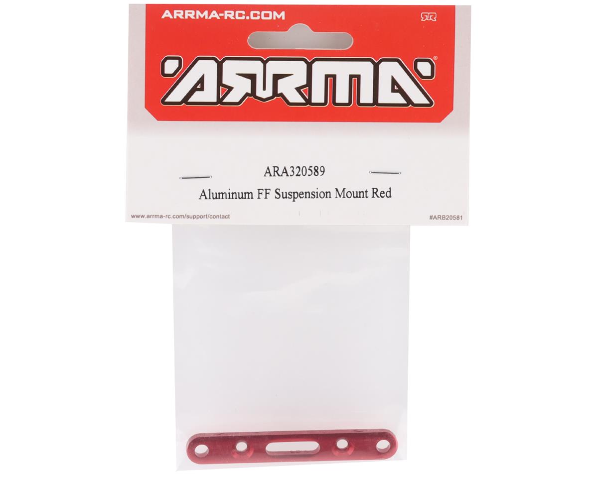 ARA320589 Arrma Aluminum FF Suspension Mount Red, AR320589 ARRMA