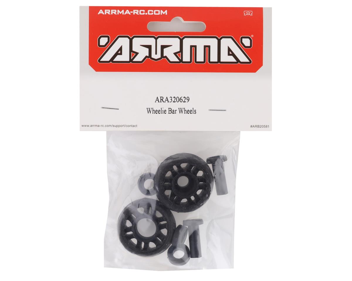 ARA320629 Arrma Wheelie Bar Wheels, Vorteks, AR320629 ARRMA