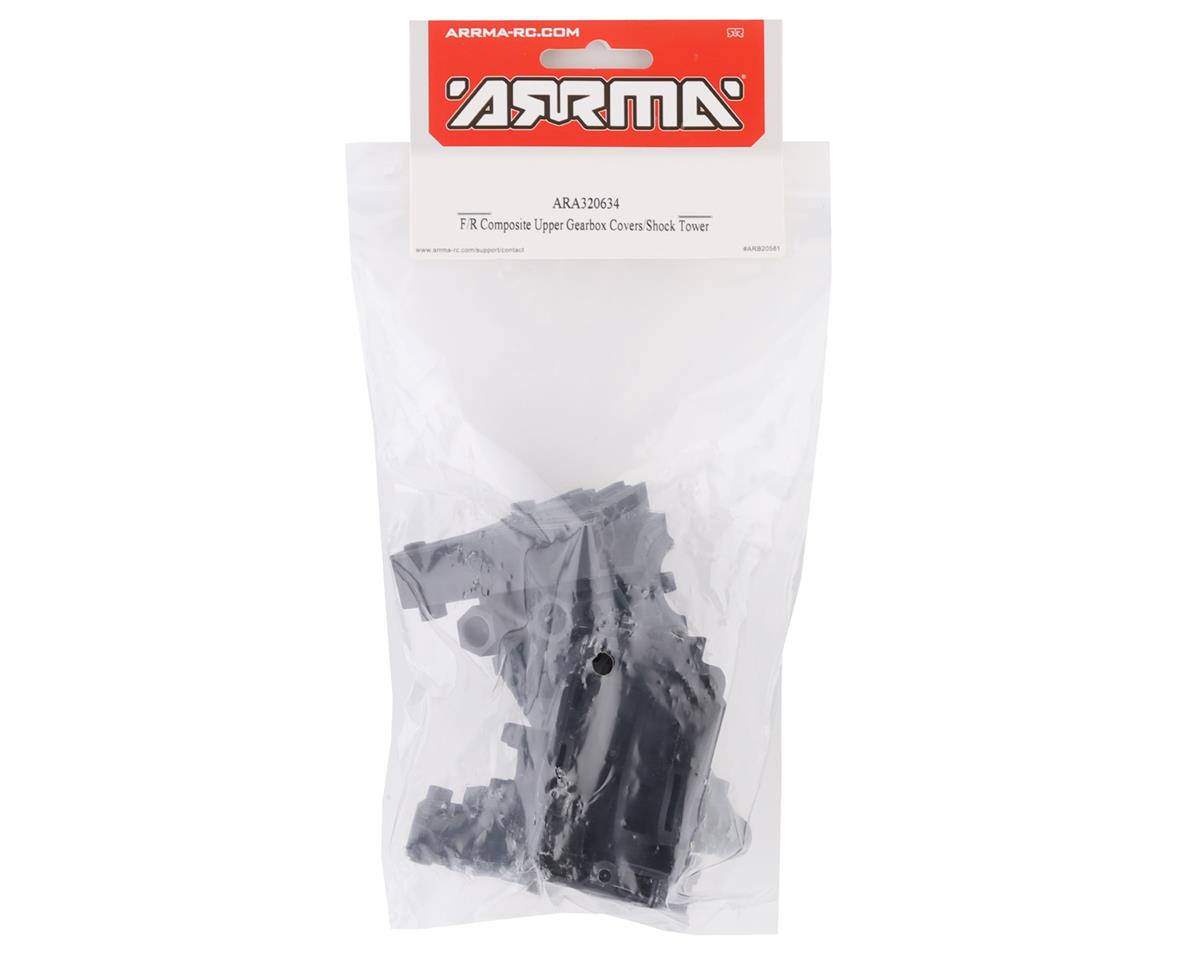 ARA320634 Arrma Front / Rear Composite Upper Gearbox Covers, Vorteks, AR320634 ARRMA