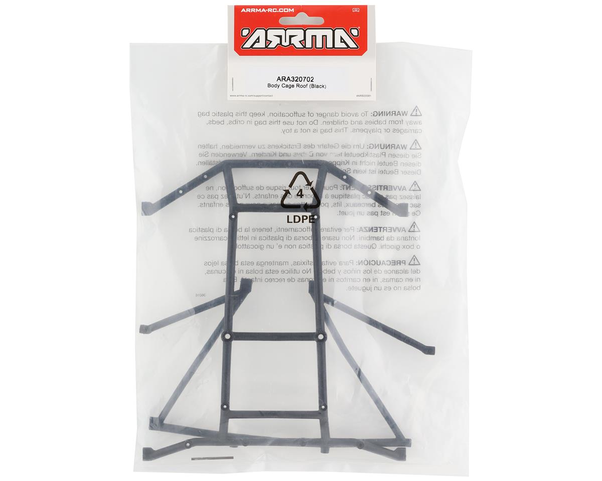 ARA320702 Arrma Body Cage Roof Black, Fireteam, AR320702 ARRMA