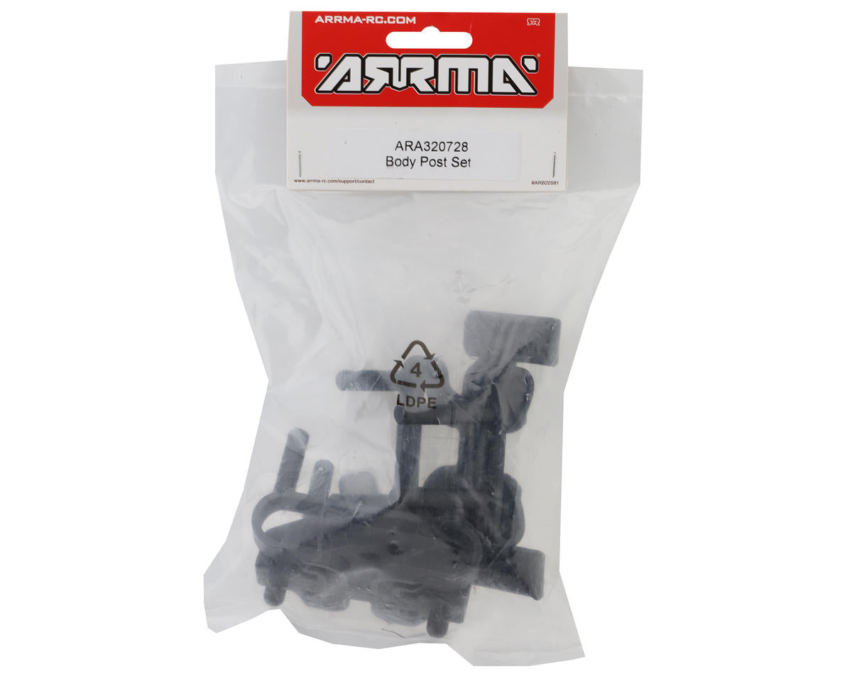 ARA320728 Arrma Body Post Set, Big Rock 6S ARRMA