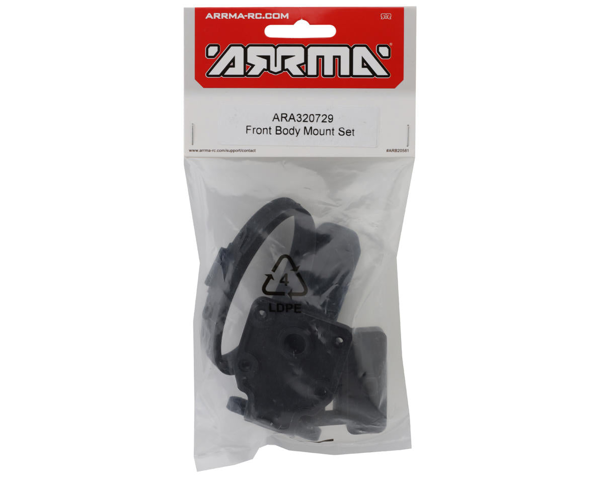 ARA320729 Arrma Front Body Mount Set, Big Rock 6S ARRMA