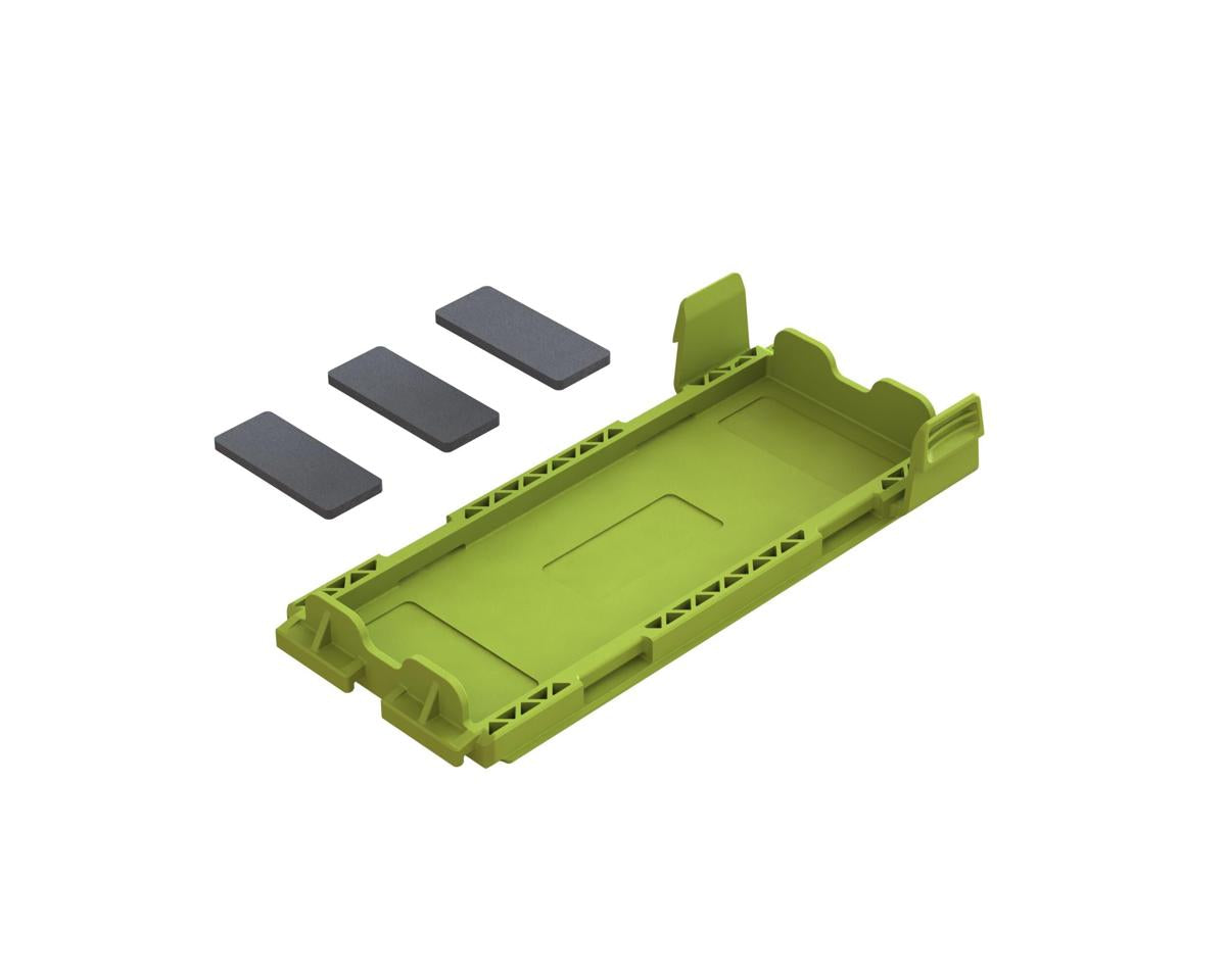 ARA320775 Arrma Battery Door Set, Yellow, Gorgon ARRMA