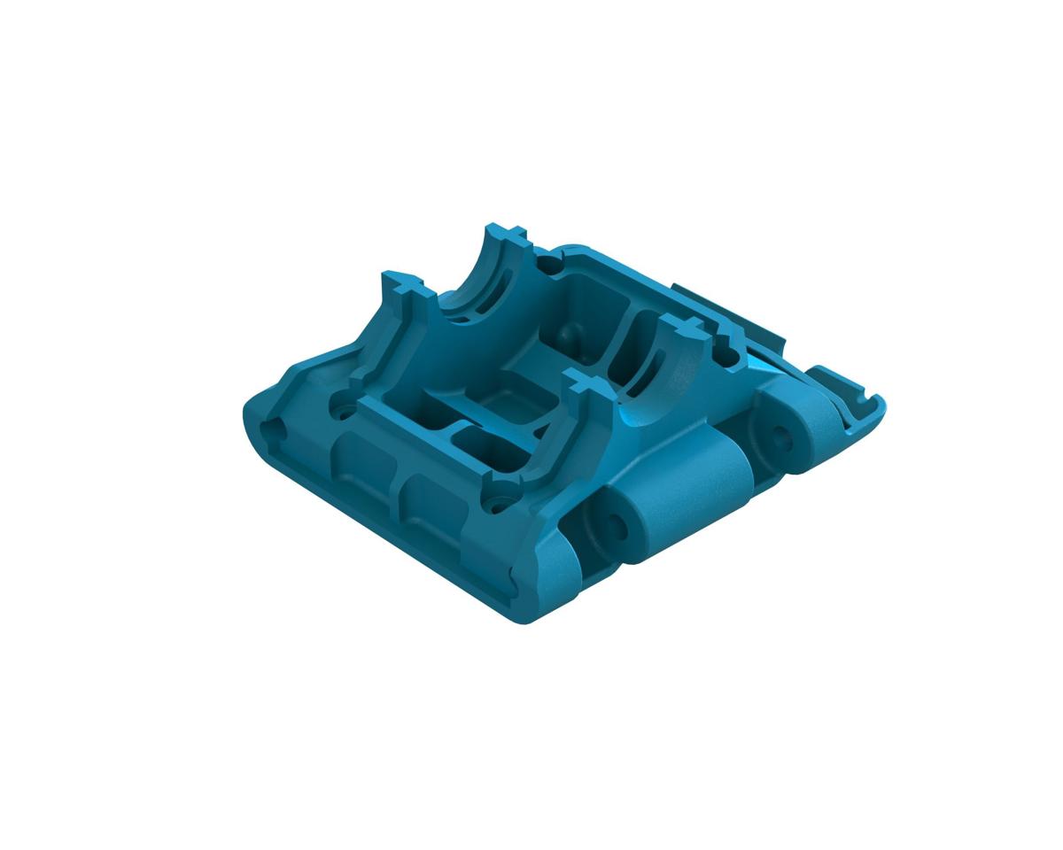 ARA320788 Arrma Rear Lower Skid/Gearbox Mount, Blue, Gorgon ARRMA