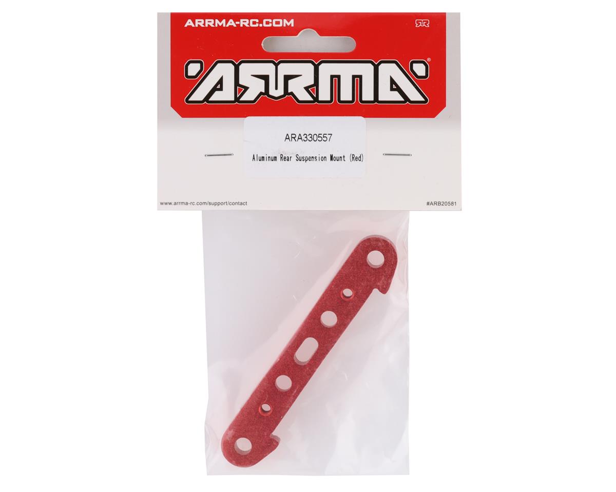 ARA330557 Arrma Aluminium Rear Suspension Mount, Red, 8S BLX, AR330557 ARRMA