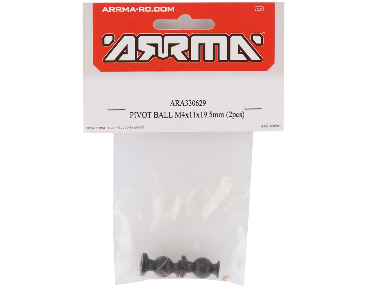 ARA330629 Arrma Pivot Ball, M4x11x19.5mm, 2pcs, 8S BLX, AR330629 ARRMA