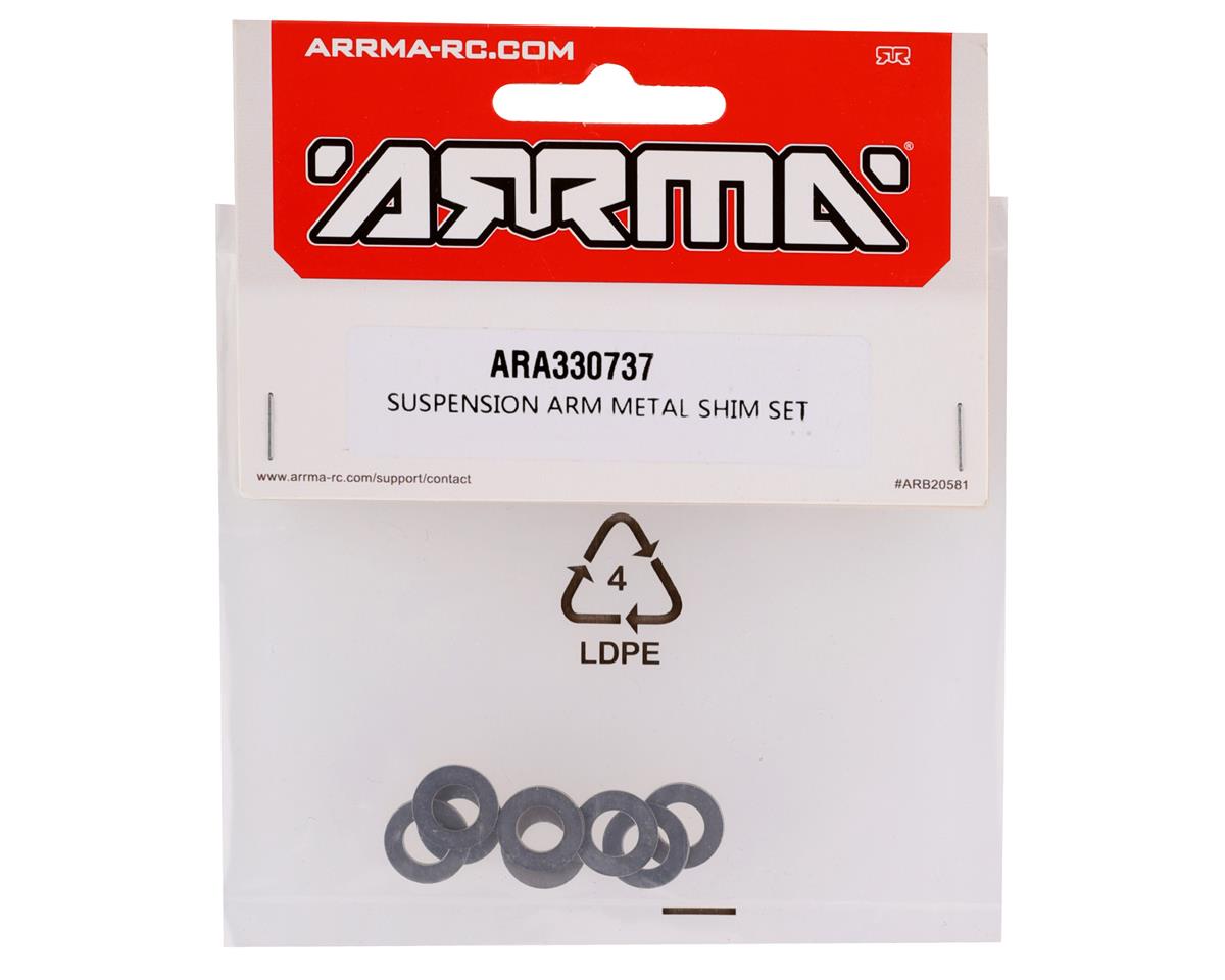 ARA330737 Arrma Suspension Arm Metal Shim Set, AR330737 ARRMA