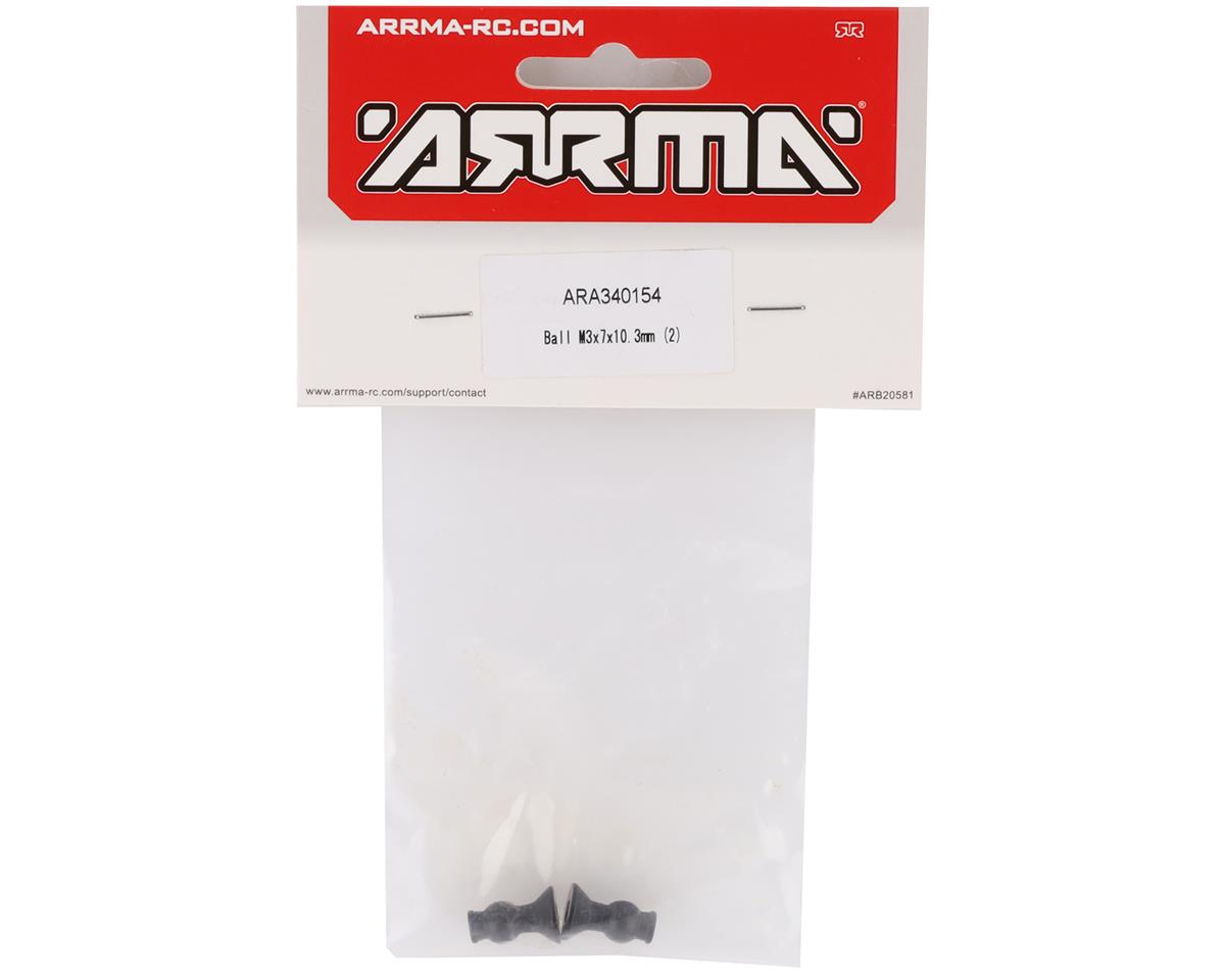 ARA340154 Arrma Ball M3x7x10.3mm, 2pcs, 8S BLX, AR340154 ARRMA