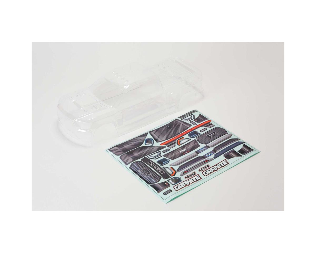 ARA402308 Arrma Granite 4X4 Clear Body with Decals And Window Masks, AR402308 ARRMA