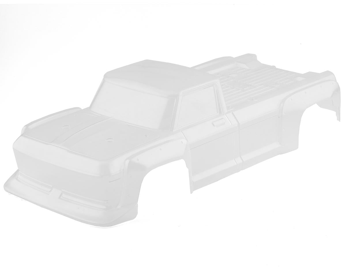 ARA402322 Arrma Outcast 4x4 4S Clear Body with Decals and Window Mask ARRMA