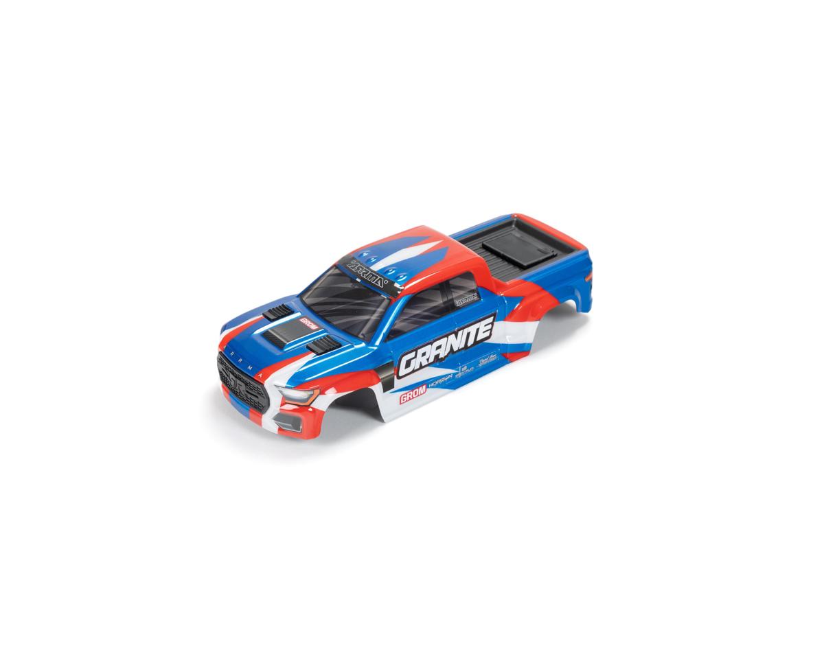 ARA412001 Arrma Painted Body, Blue/Red, Granite Grom ARRMA