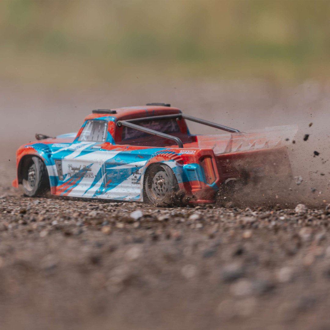 Arrma Infraction 4x4 Mega 1/8 Resto-Mod Truck RTR, Red/Blue, Final Clearance