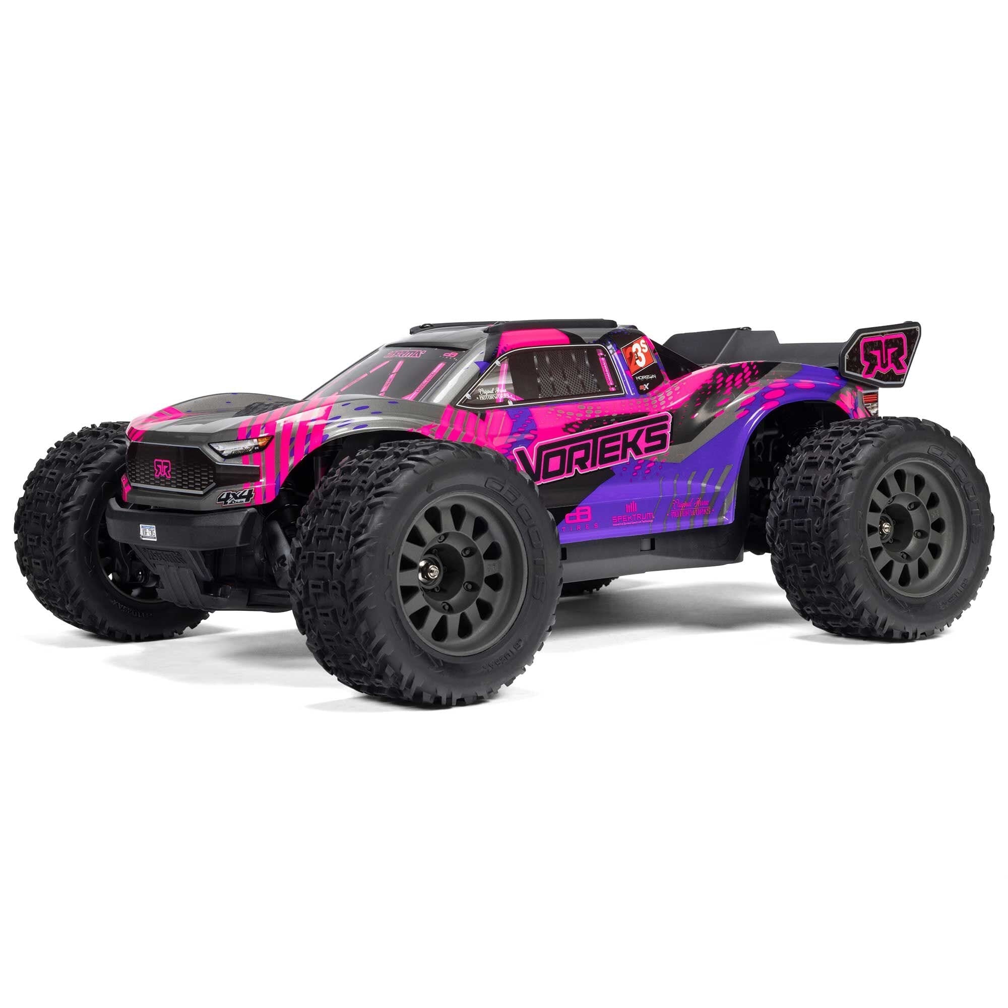 Arrma Vorteks V4 4X4 223S BLX 1/10 RC Stadium Truck, RTR,Purple, ARA4305V4T3 ARRMA
