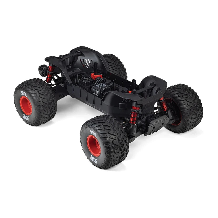 Arrma Quake 4S BLX 1/8 4X4 Monster Truck, RTR, Black/Red ARA4437T1 Due Mid Dec (Copy)