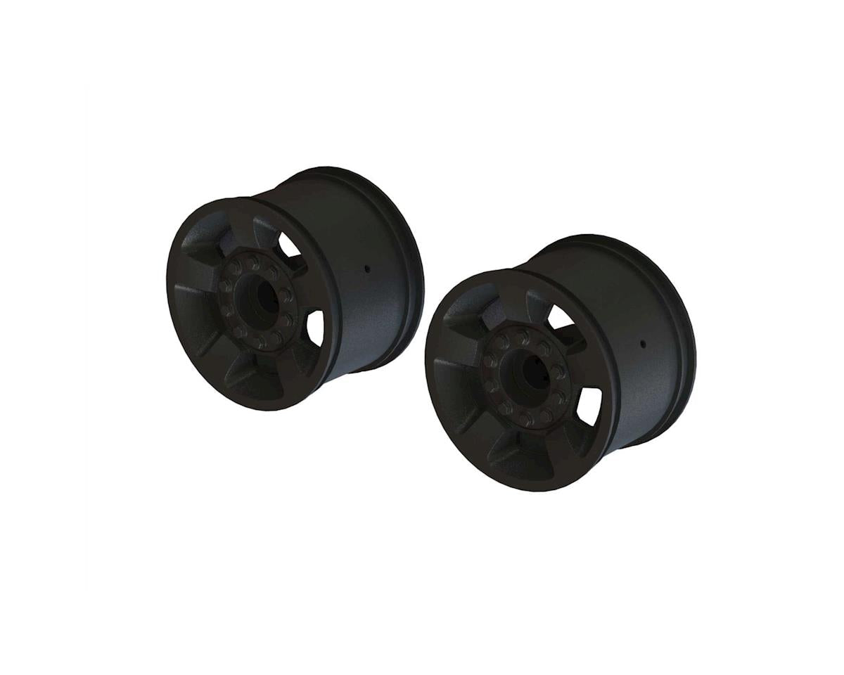 ARA510116 Arrma 2.8inch Wheel 14mm Hex, Black, 2pcs, AR510116, Final Clearance ARRMA