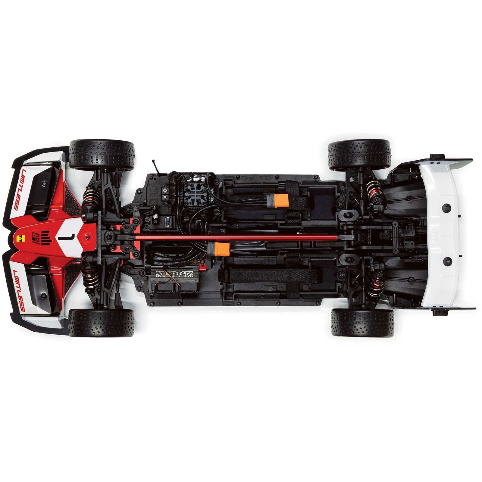Coming Soon Earlier Oct 1/7 LIMITLESS 8S AVC 4X4 RTR Brushless Street Speed, Red/Black ARA7816T1 ARRMA