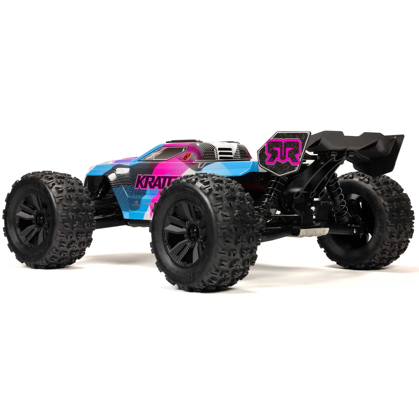 1/8 ARRMA KRATON 6S 4X4 RTR Brushless Speed Truck, Blue/Pink ARA8608V6T2