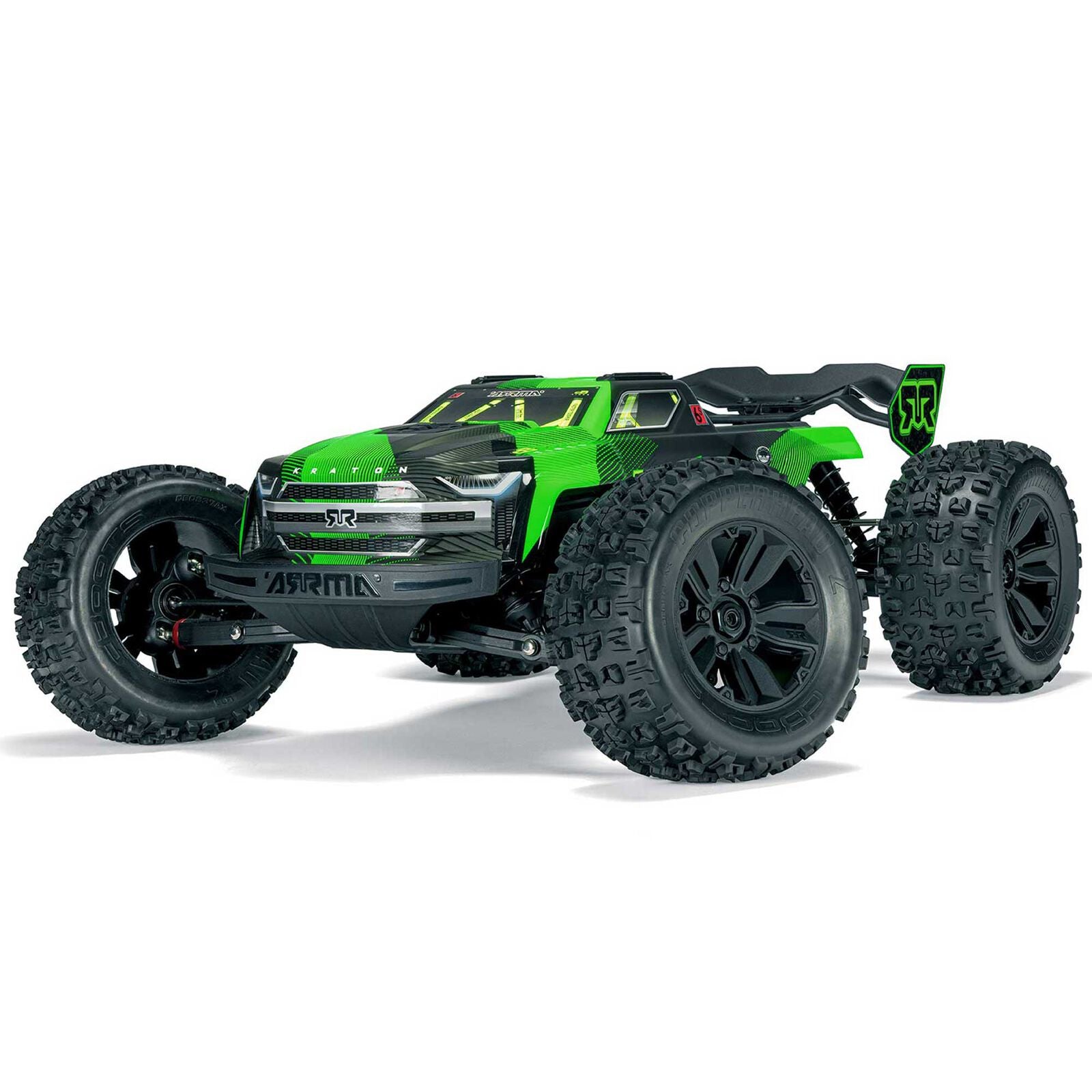 1/8 ARRMA KRATON 4X4 6S BLX BRUSHLESS V6 SPEED TRUCK RTR (Green/Black)) ARA8608V6T3