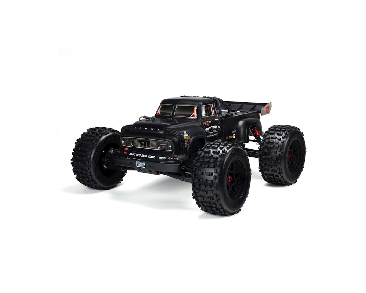 ARAC3341 Arrma Notorious 6S BLX Body, Black Real Steel, AR406147 ARRMA