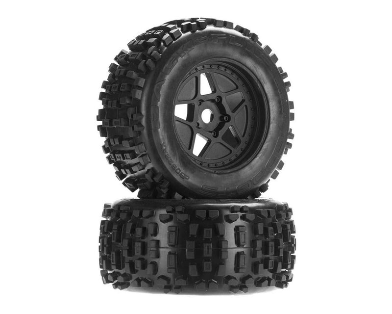 Arrma Boots Backflip MT 6S Tire Wheel Set, AR510092