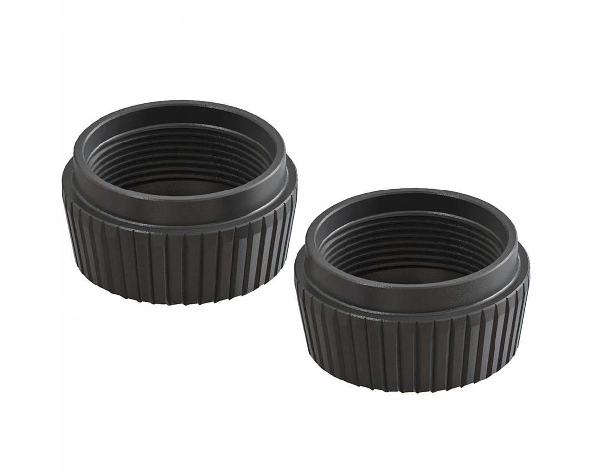 ARAC8967 Arrma Shock Cap Lower Aluminum Black 6S (2), AR330513 ARRMA