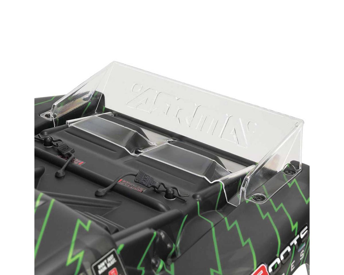 ARAC9607 Arrma Rear Wing, Clear, Senton, 6S, AR406132 ARRMA