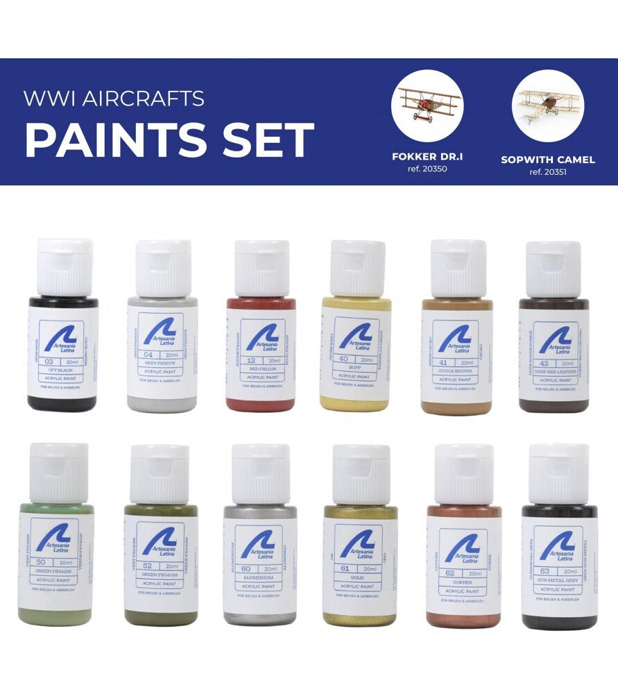 Artesania Paint Set for Airplanes #20350 & #20351 ART-277PACK1