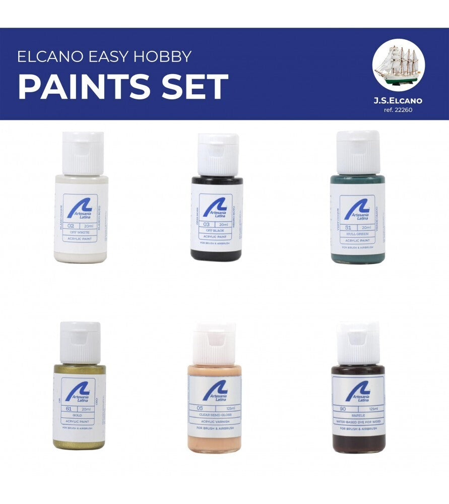 Artesania Paint Set for Model #22260 J.S Elcano
