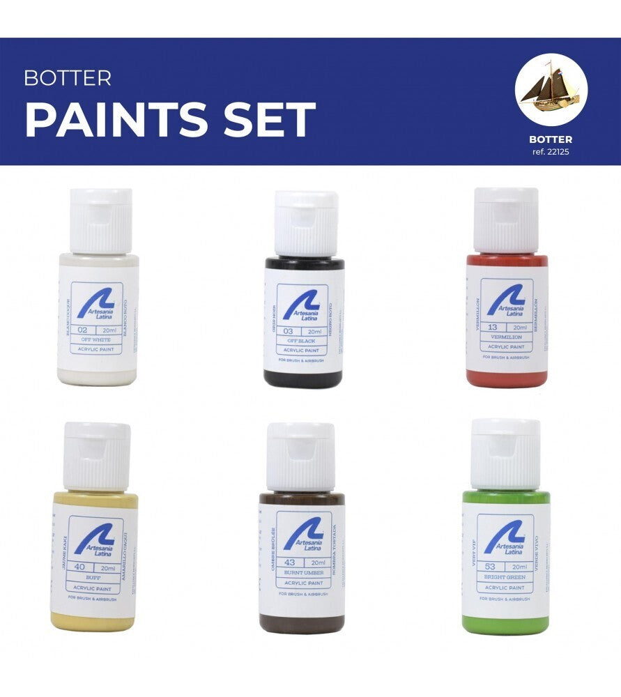 Artesania Paint Set for Model #22125 Botter ART-277PACK20