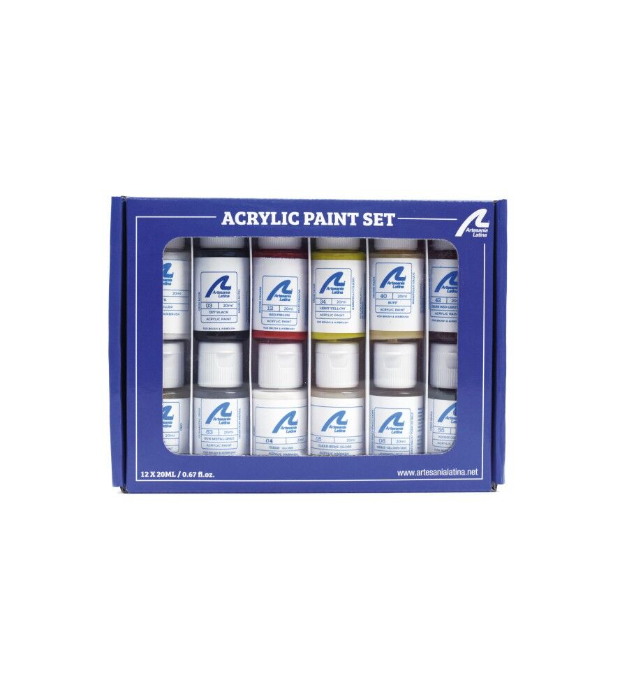 Artesania Paint Set for Model #20345 Stage Coach - 12x20ml