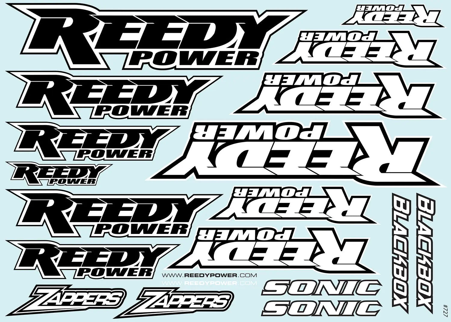 ASS0727 Reedy 2020 Decal Sheet Team Associated