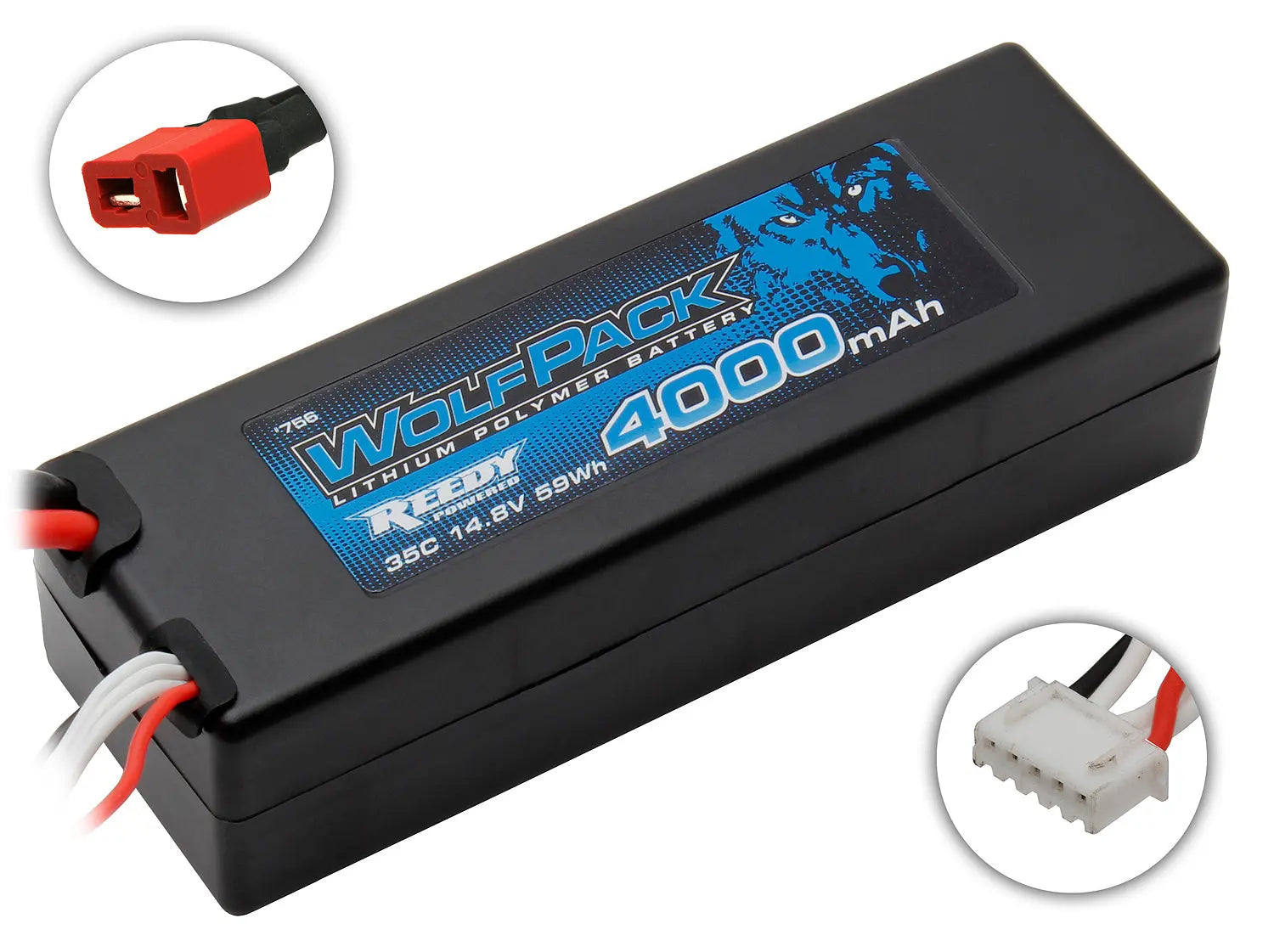ASS0756 WolfPack LiPo 4000mAh 35C 14.8V Team Associated