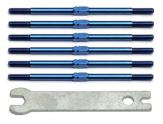 ASS1280 Blue Titanium Turnbuckle Kit Team Associated