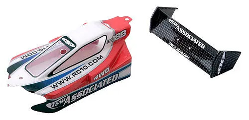 ASS21260 18B Painted Body Red Team Associated