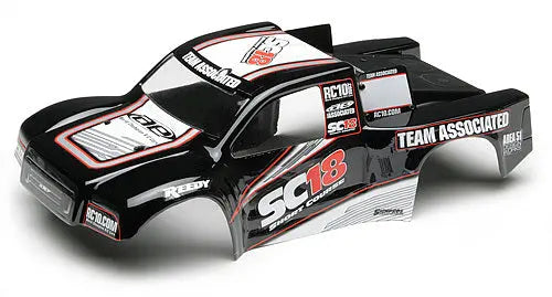 ASS21356 SC18 RTR Body Black Team Associated