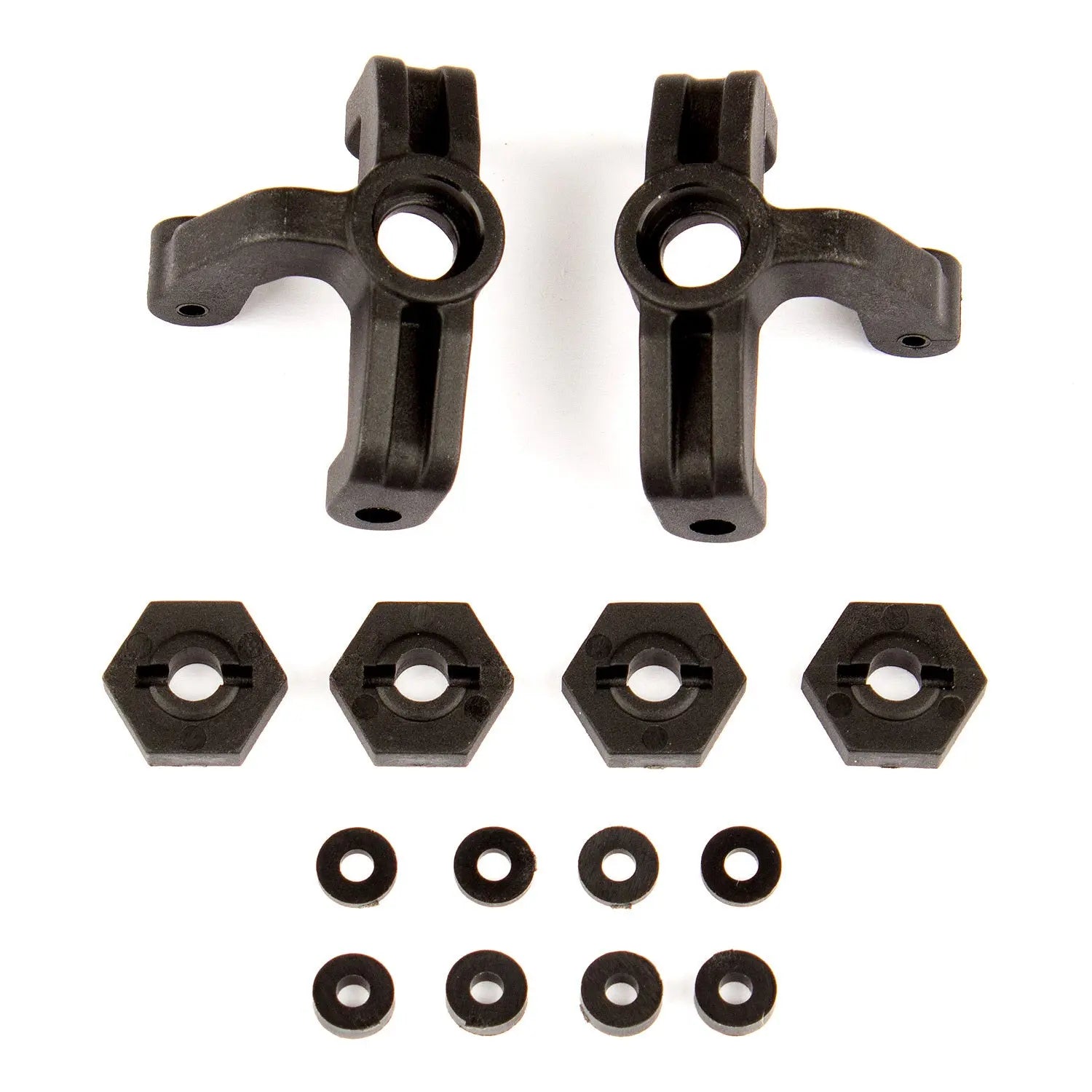 ASS21508 Steering Blocks and Wheel Hexes Set Team Associated