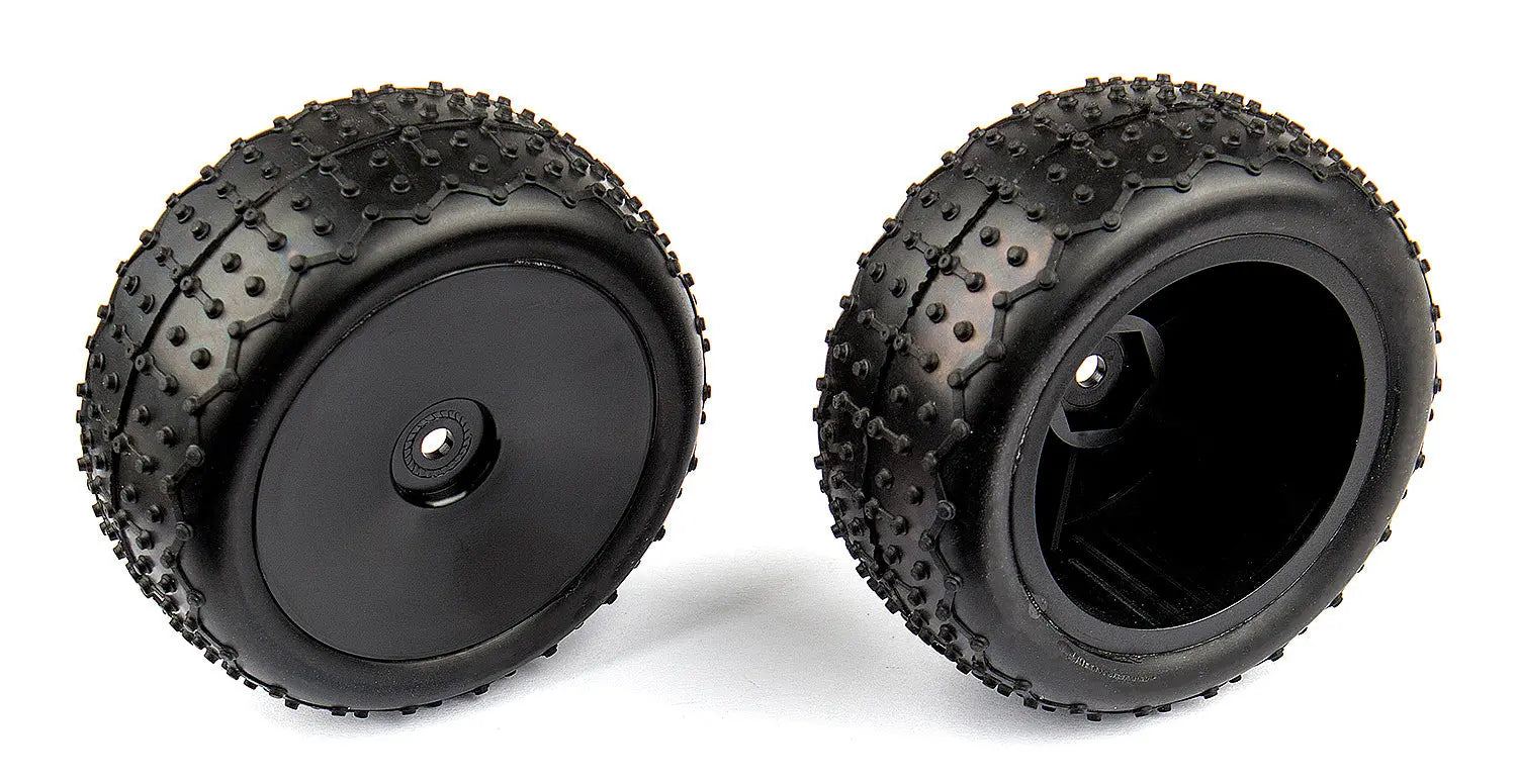 ASS21540 Rear Wide Mini Pin Tires, mounted Team Associated