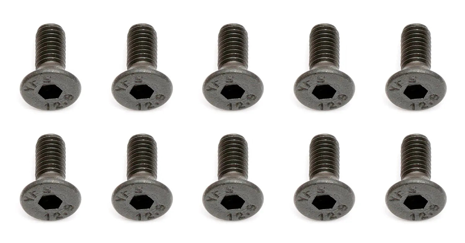 ASS25201 Screws, M3x8 mm FHCS Team Associated