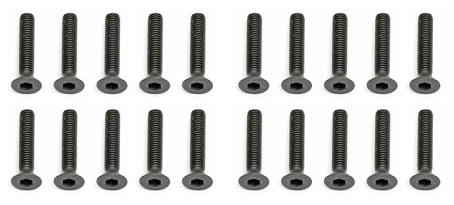 ASS25204 Screws, M3x16 mm FHCS Team Associated