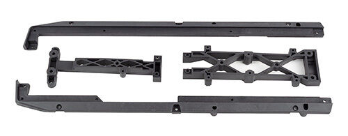 ASS26075 SR7 Lower Chassis Brace Set, carbon TEAM ASSOCIATED